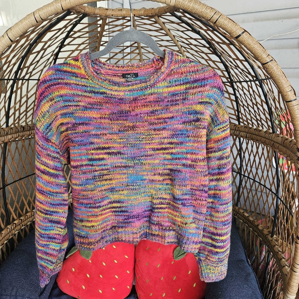 Rainbow Kidcore Sweater